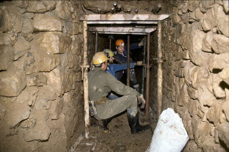 a   l a t e r   d i g   t h r o u g h   t h e   b l o c k a g e   
